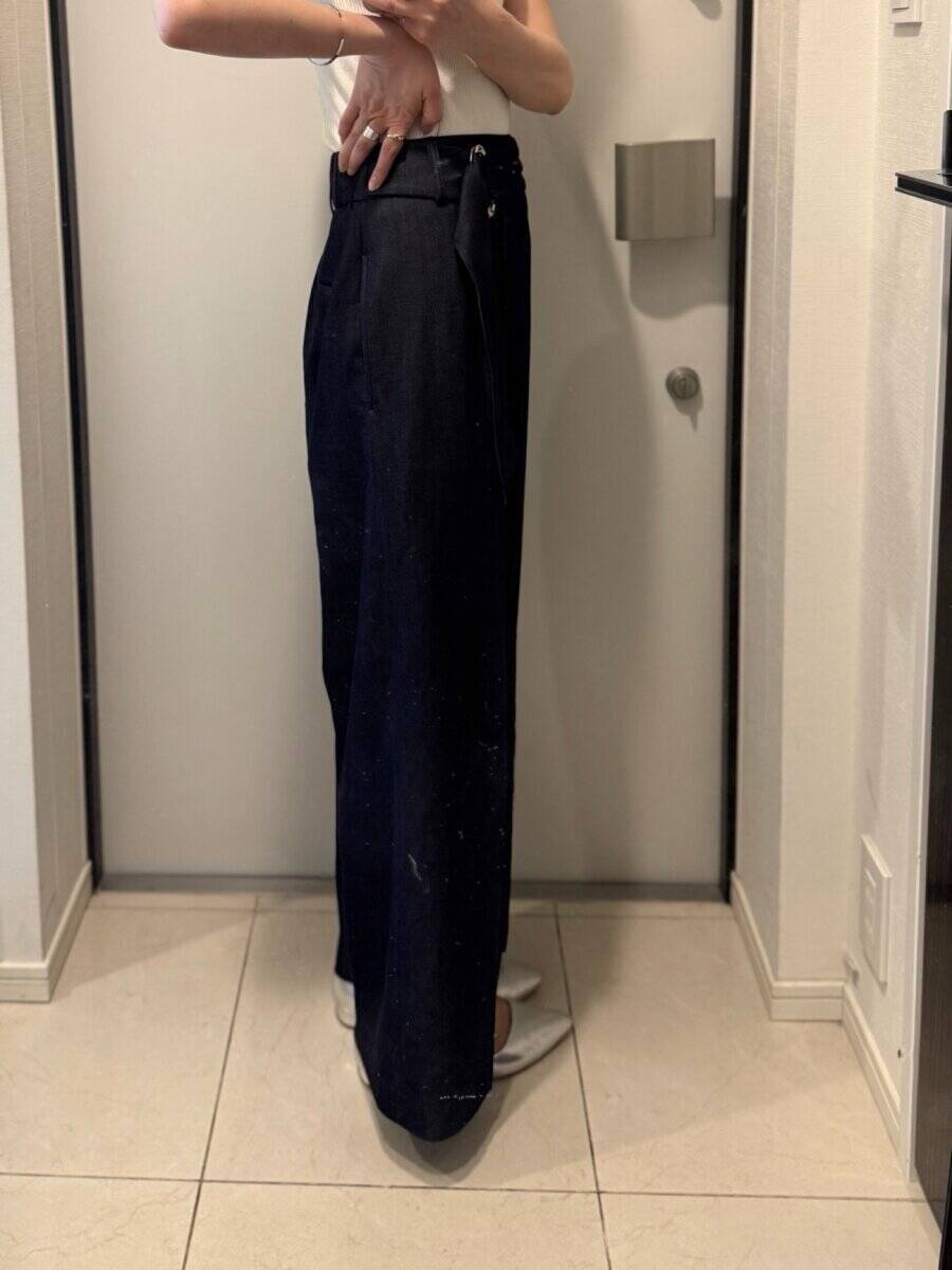 デニムに見えるのにデニムじゃない！美脚が叶う高評価パンツ♡春の着回し3コーデ