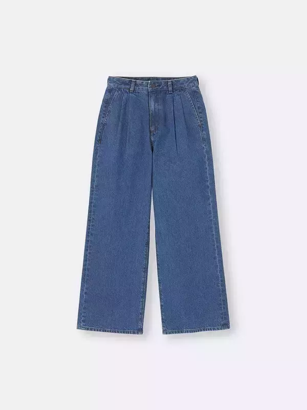 GUのワイドパンツ、もっと早く買うべきだった！美シルエット＆着まわし抜群で言うことなし♡