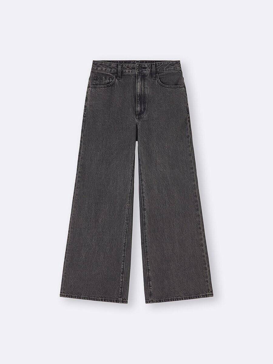 GUのワイドパンツ、もっと早く買うべきだった！美シルエット＆着まわし抜群で言うことなし♡