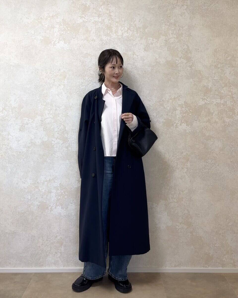 ユニクロ「ピンクストライプシャツ」春コーデに取り入れるだけで垢抜ける♡着回し4選