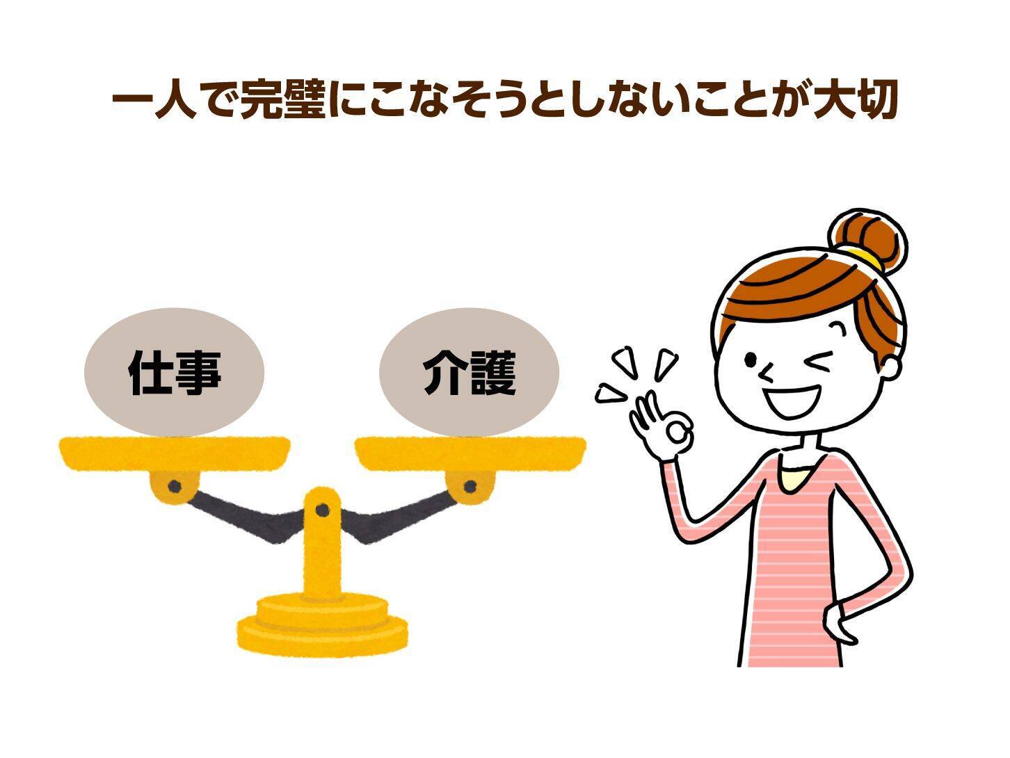 介護離職を避けるために… 介護と仕事の両立のための“３か条”