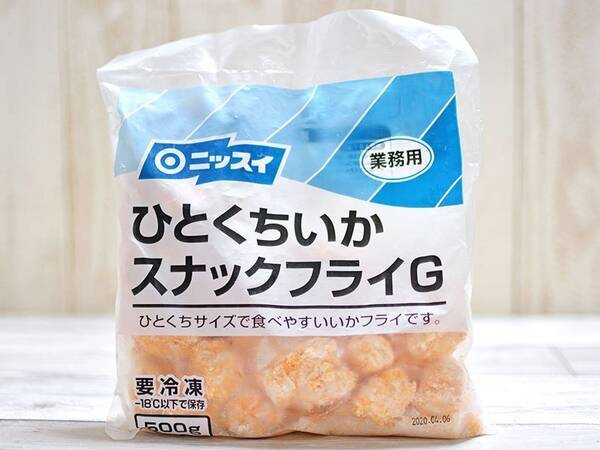 業務スーパーにある500g ひとくちいかスナックフライg はもっちり肉厚のおつまみフード 19年12月5日 エキサイトニュース