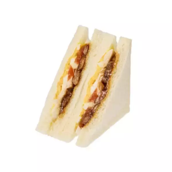 「今週新発売のたまご味まとめ！『目玉焼きサンド　茨城県産たまご使用』、『照焼チキンとたまごのサンド』など♪」の画像