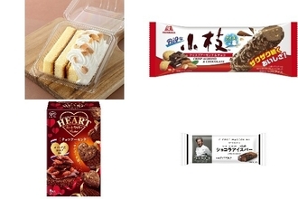 今週新発売のアーモンドまとめ！『ホイップクリーム＆ケーキサンド』、『小枝アイスバー　クリスプアーモンド＆チョコレート』など♪