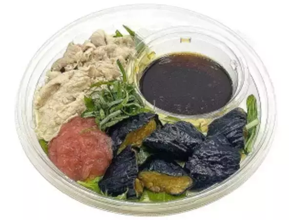 「今週新発売のさっぱり味の食べものまとめ！『国産鶏むね肉と厚切りトマトゆで玉子のクラブハウスサンド』、『冷製パスタ　茄子と豚しゃぶ　梅ジュレ』など♪」の画像