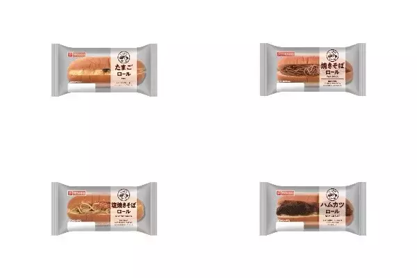 今週新発売の惣菜パンまとめ！『たまごロール』、『焼きそばロール』など♪
