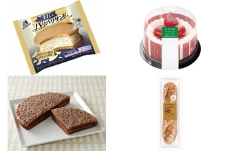 今週新発売のしっとりまとめ！『白いパリパリサンド』、『いちごのショートケーキ』など♪
