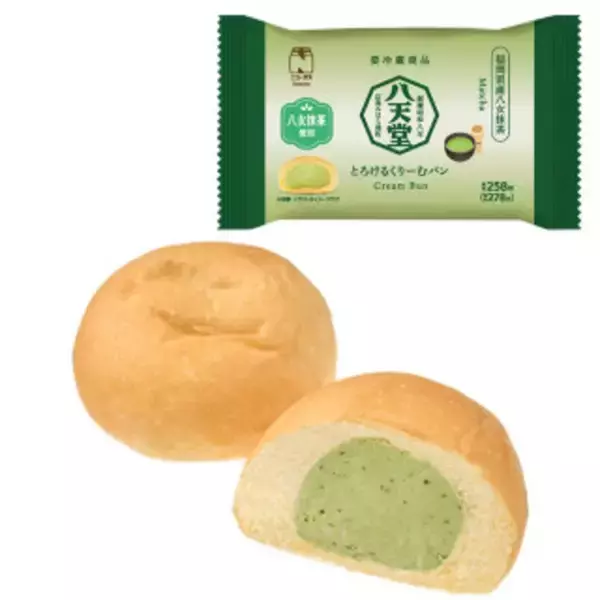 「今週新発売の抹茶味まとめ！『×　森半　濃い抹茶クッキーシュー』、『×　森半　濃い抹茶クレープ』など♪」の画像