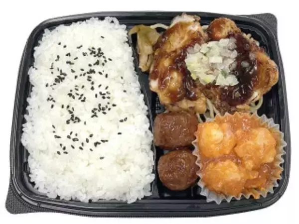「今週新発売の鶏肉まとめ！『みそ鶏焼肉弁当』、『香味揚げ鶏と海老チリの中華弁当』など♪」の画像
