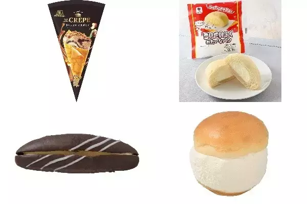 今週新発売のホイップまとめ！『ザ・クレープ　キャラメルマカダミア』、『雪見だいふくみたいなパン』など♪