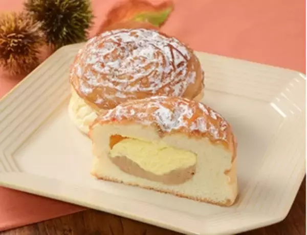 「今週新発売のいも・くり・かぼちゃまとめ！『プリンケーキパフェ　栗三昧』、『手しぼり栗のモンブラン』など♪」の画像