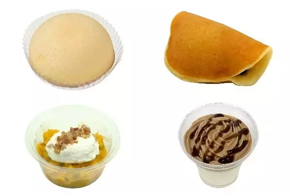 今週新発売のコンビニ低カロリー スイーツまとめ！『ふわっほわっ』、『和もっち巻き　おいも＆おいもムース』など♪