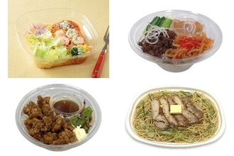 今週新発売のコンビニパスタまとめ！『冷製生パスタ　海老とトマトクリーム』、『胡麻香る担々風パスタサラダ』など♪