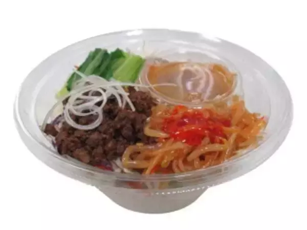 「今週新発売のコンビニパスタまとめ！『冷製生パスタ　海老とトマトクリーム』、『胡麻香る担々風パスタサラダ』など♪」の画像