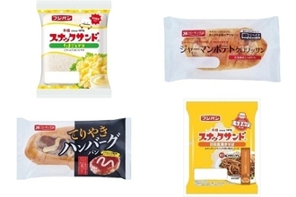 今週新発売の惣菜パンまとめ！『スナックサンド　たまご＆マヨ』、『ジャーマンポテトクロワッサン』など♪