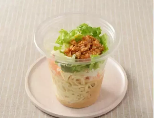 「今週新発売のパスタまとめ！『０秒パスタサラダ　タルタルチキン』、『０秒パスタサラダ　ごま担々』など♪」の画像