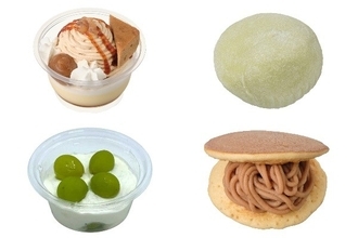 今週新発売のセブンイレブンスイーツまとめ！『プリンケーキパフェ　栗三昧』、『シャインマスカット大福　みるくクリーム』など♪