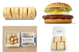 今週新発売のたまご味まとめ!『たまごスフレ』、『焦がしにんにくマヨたまごてりやき』など♪