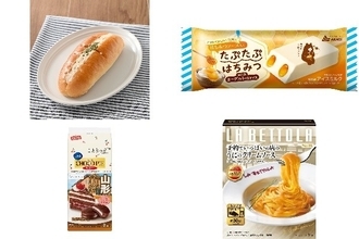 今週新発売の生クリームまとめ！『生コッペパン　ツナ＆ポテト』、『たぷたぷはちみつｗｉｔｈヨーグルト味アイス』など♪