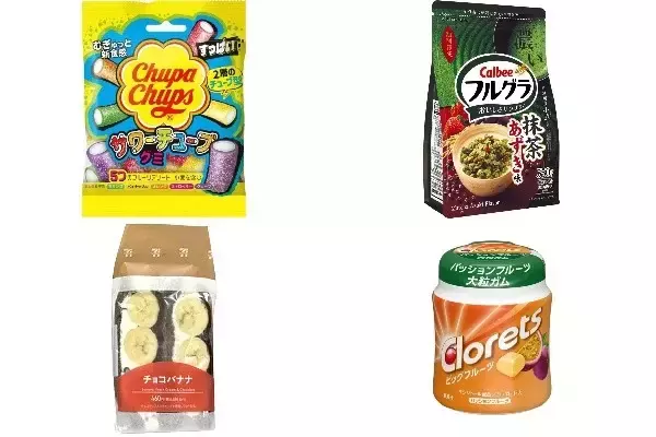 「今週新発売のフルーツまとめ！『サワーチューブグミ』、『フルグラ　抹茶あずき味』など♪」の画像