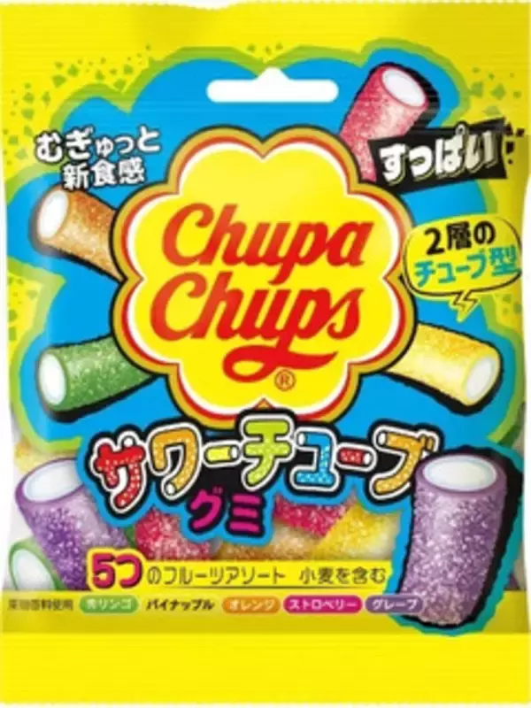 「今週新発売のフルーツまとめ！『サワーチューブグミ』、『フルグラ　抹茶あずき味』など♪」の画像