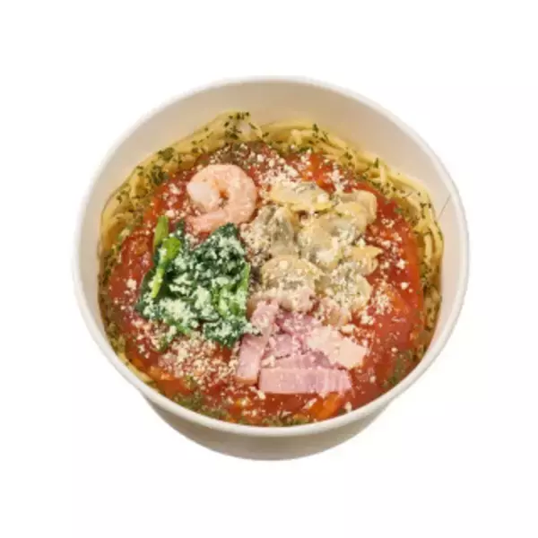 「今週新発売のトマト料理まとめ！『魚介とトマトの旨み！ペスカトーレ』、『さば竜田のトマトソース仕立て』など♪」の画像