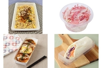 今週新発売のキャベツまとめ！『焼豚と野菜の焼ビーフン』、『カニかまマカロニサラダ　マスタード入り』など♪