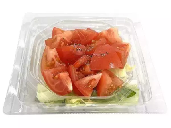 「今週新発売のトマトまとめ！『野菜ミックスサンド』、『オムライスおむすび　海老トマトクリームソース』など♪」の画像