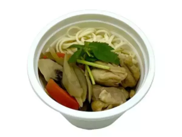 「今週新発売のうどんまとめ！『鶏すき鍋うどん入り』、『パリパリ麺のサラダ』など♪」の画像