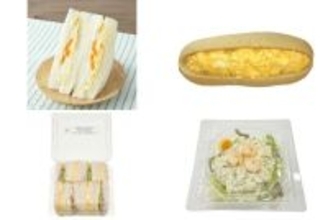 今週新発売のたまご味まとめ！『大きなサンドイッチ　たまごづくし』、『白いコッペパン　たっぷりたまごサラダ』など♪