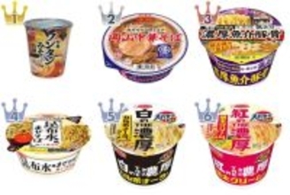 新顔続々！カップラーメンのトレンド人気ランキング！