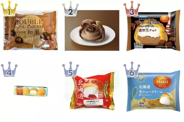 シュークリームのおすすめTOP3！