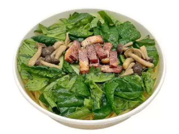 「今週新発売のコンビニパスタまとめ！『ジャークチキンのパスタサラダ』、『大盛　太麺！豚肉とねぎの醤油マヨパスタ』など♪」の画像