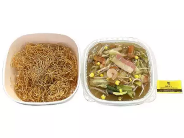 「今週新発売のうどんまとめ！『パリパリ麺の中華あんかけ皿うどん』、『牛肉うどん』など♪」の画像