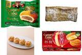 「今週新発売のカスタードまとめ！『カスタードケーキ　バッカス仕立て』、『カスタードと味わうスイートポテトパイ』など♪」の画像1