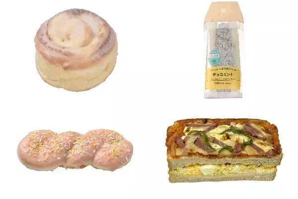 今週新発売のセブンイレブンパンまとめ！『アップルシナモンロール』、『よくばりサンド　チョコミント』など♪
