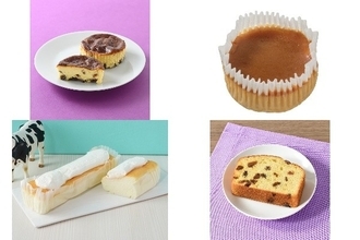 今週新発売のコンビニケーキまとめ！『ラムレーズンバスクチーズケーキ』、『とろ生チーズケーキ　塩キャラメル』など♪