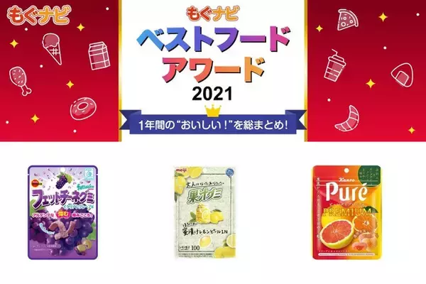 【ベストフードアワード2021】グミ部門人気TOP3！