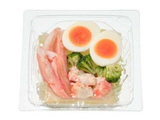 今週新発売の卵料理まとめ！『たんぱく質が摂れる２種カニカマと玉子のサラダ』、『とろ～り玉子の鶏白湯まぜそば』など♪