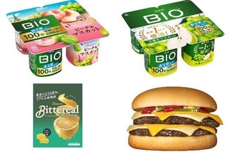 今週新発売のジューシーな食べものまとめ！『ダノンビオ　ヨーグルト　ピーチ＆マスカット』、『ダノンビオ　ヨーグルト　洋梨＆マスカット』など♪