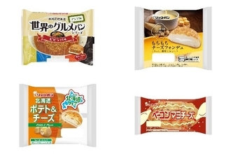 今週新発売の惣菜パンまとめ！『世界のグルメパン　ビビンバ味』、『もちもちチーズフォンデュ』など♪