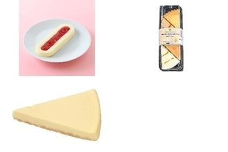 今週新発売のコンビニケーキまとめ！『かじるホワイトチーズケーキ』、『４種のチーズケーキアソート』など♪