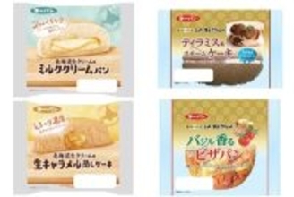 今週新発売の第一屋製パンまとめ！『北海道生クリームのミルククリームパン』、『ラ・ベットラ　ティラミス風スチームケーキ』など♪