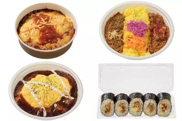 今週新発売のコンビニ寿司・コンビニ弁当まとめ！『トマトソースのオムライスドリア』、『あいがけスパイスカレー』など♪