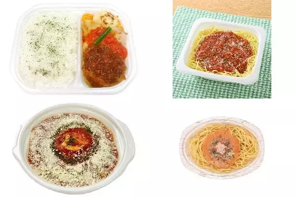 今週新発売のトマト料理まとめ！『和風ハンバーグ＆トマトソースのグリルチキン』、『生パスタ　青森県産にんにくのトマトパスタ』など♪