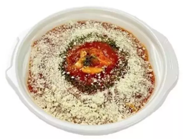 「今週新発売のトマト料理まとめ！『和風ハンバーグ＆トマトソースのグリルチキン』、『生パスタ　青森県産にんにくのトマトパスタ』など♪」の画像