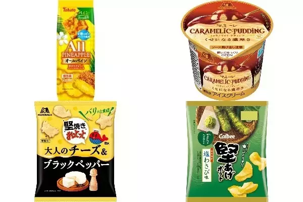 今週新発売の期間限定まとめ！『オールパイン』、『マミーレ　キャラメリックプディング』など♪