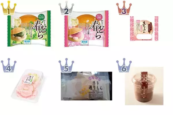 【2026年4月第4週】和菓子・その他ランキング1位はヤマザキ春どら！桜・よもぎ・急上昇商品も要チェックまとめ