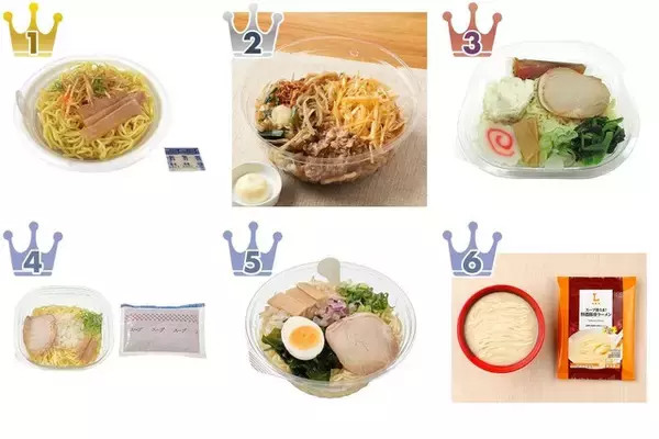 コンビニで手軽に冷たい麺を！トレンド人気ランキング！