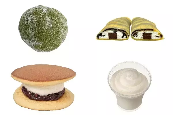 今週新発売のセブンイレブンスイーツまとめ！『西尾の抹茶餡のくりーむ大福』、『パリパリチョコが入った生チョコ＆ホイップのもっちりクレープ』など♪